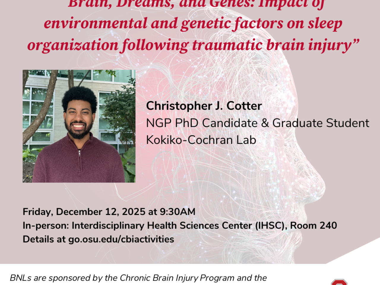 Cotter NTRIP 12/12/25 flyer